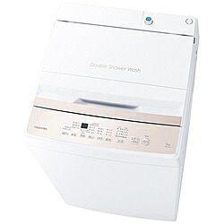 TOSHIBA(東芝) 全自動洗濯機 ピュアホワイト AW-6GA4(W) ［洗濯6.0kg /簡易乾燥(送風機能) /上開き］ AW6GA4W 【お届け日時指定不可】