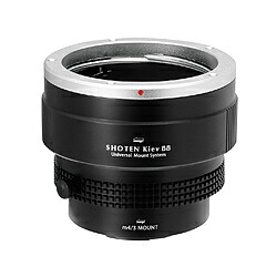 SHOTEN マウントアダプター UMSシリーズ Kiev88-m43-U (キエフ88マウントレンズ &rarr; マイクロフォーサーズマウント変換) ブラック Kiev88-m43-U Kiev88_m43_U｜ソフマップ店