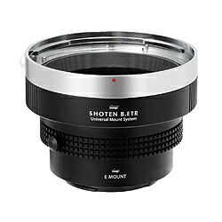 SHOTEN マウントアダプター UMSシリーズ B.ETR-SE-U (ブロニカETRマウントレンズ &rarr; ソニーEマウント変換) ブラック B.ETR-SE-U B.ETR_SE_U｜ソフマップ店