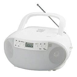 WINTECH CDラジオ受信機 WINTECH 白いこと KC-132W ［広広としたFM相応う /ハイレゾ非相応う /Bluetooth非相応う］ KC132W