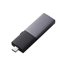 ELECOM(エレコム) ESD-EWC1000GBK 外付けSSD USB-C＋USB-A接続 PS5/PS4対応(Android/iPadOS/iOS/Mac/Windows11対応) ブラック ［1TB /ポータブル型］ ESDEWC1000GBK [振込不可] [代引不可]