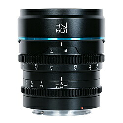 SIRUI シネマレンズ T1.2 APS-C/S35 75mm キヤノンRFマウント/ブラック SIRUI ブラック MS75R-B-JP ［キヤノンRF /単焦点レンズ］ MS75R-B-JP [振込不可] [代引不可]