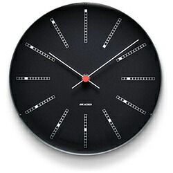 インテック 掛時計 Bankers Wall Clock 21cm black AJ43636 AJ43636|ソフマップ店