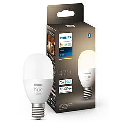 PHILIPS(フィリップス) 白いこと LED白熱電球 Philips Hue  PH17WH1 ［E17 /押し並べて白熱電球形 /40W好いかげんに /白熱電球色 /1個 /広配光手合い］ PH17WH1 電球-LED電球-ライト・照明器具
