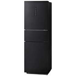 アイリスオーヤマ ノンフロン冷凍冷蔵庫 ブラック IRSN-HF24A-B ［幅56.2cm /235L /3ドア /右開きタイプ］ 【基本設置料金セット】 IRSNHF24A 【お届け日時指定不可】 46,680円