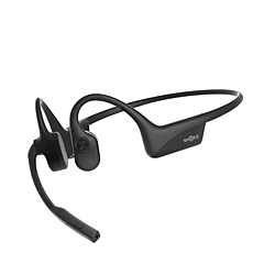 Shokz ブルートゥースイヤホン 耳かけ型 骨伝導 OpenComm2(2025) Black SKZ-EP-000039 ［骨伝導型 /Bluetooth対応］ OPENCOMM2_2025