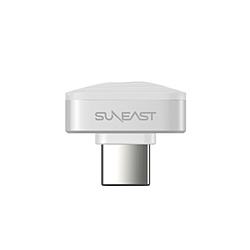 SUNEAST SE-PS256G2LNN1WF 外付けSSD USB-C接続 Portable SSD Nano(Android/iPadOS/iOS/Mac/Windows11対応) ホワイト ［256GB /ポータブル型］ SE-PS256G2LNN1WF｜ソフマップ店