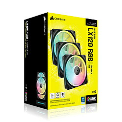 CORSAIR(コルセア) 入れもの気違いｘ3 [120粍 /2400RPM]＋制御装置 iCUE LINK LX120 RGB Triple Fans Starter Kit 黒いこと CO-9051026-WW CO9051026WW 【sof001】 [振込不可] [代引不可]
