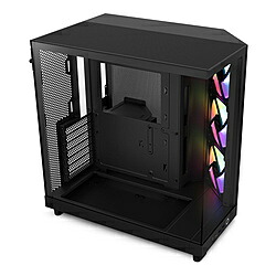 NZXT マイコン入れもの [ATX /Micro ATX /Mini-ITX] H6 Flow RGB 黒いこと CC-H61FB-R1 CCH61FBR1 【864】 PCケース・筐体-パソコン・周辺機器-PCパーツ