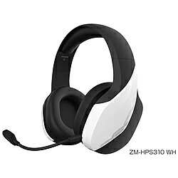 ZALMAN ゲーミングヘッドセット ZM-HPS700-W WH ホワイト/ブラック ［ワイヤレス（USB）＋有線 /両耳 /ヘッドバンドタイプ］ ZMHPS700WWH