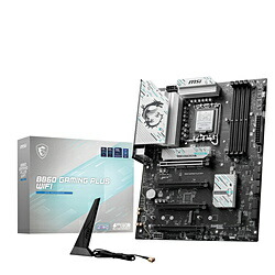 MSI(エムエスアイ) 母ちゃんゲーム盤(LGA1851) B860 GAMING PLUS WIFI   ［ATX］ B860GAMINGPLUSWIFI