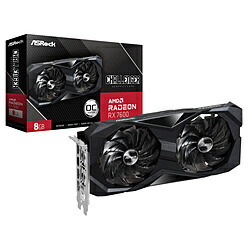 ASRock(アスロック) グラフィックゲーム盤 Radeon RX 7600 Challenger 8GB OC(RX7600 CL 8GO)   ［Radeon RXつづき物 /8GB］ RX7600CL8GO