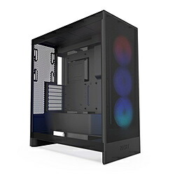 NZXT PCケース [ATX /Micro ATX /Extended ATX /Mini-ITX] H7 Flow RGB (2024) ブラック CM-H72FB-R1 CMH72FBR1