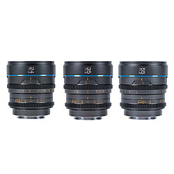 SIRUI シネマレンズ T1.2 APS-C/S35 3本セット(24/35/55mm) L/グレー SIRUI MS-3SLG-JP ［ライカL /単焦点レンズ］ MS-3SLG-JP 【864】 [代引不可]｜ソフマップ店