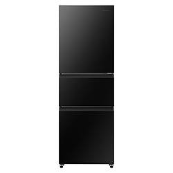 Hisense(ハイセンス) 3ドアファン式冷凍冷蔵庫 ブラック HR-D295KB ［幅55cm /295L /3ドア /右開きタイプ /2025年］ 【基本設置料金セット】 HRD295KB 【お届け日時指定不可】