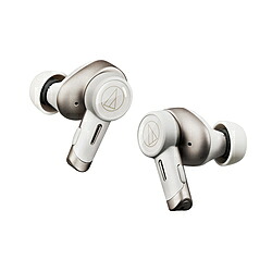 audio-technica(オーディオテクニカ) 完全ワイヤレスイヤホン WH ATH-TWX9MK2WH ［ワイヤレス(左右分離) /ノイズキャンセリング対応 /Bluetooth対応 /USB］ ATHTWX9MK2WH