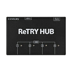CENTURY(センチュリー) 〔USB-A〕USBデバイス接続制御アダプタ / USB-Aハブ（4ポート） 「ReTRYHUB」CENTECH CT-USB4HUBV2 CTUSB4HUBV2