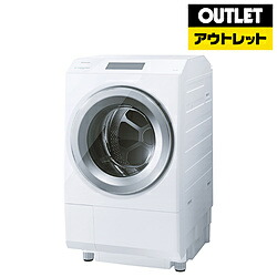 TOSHIBA(東芝) ドラム式洗濯乾燥機 ZABOON グランホワイト TW-127XP4L(W) [洗濯12.0kg /乾燥7.0kg /ヒートポンプ乾燥 /左開き]【生産完了品】 *TW127XP4LW 【お届け日時指定不可】 [振込不可]｜ソフマップ店