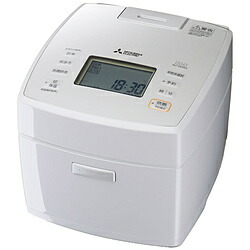 【中古】MITSUBISHI(三菱) 〔展示品〕 炊飯器 炭炊釜 月白（げっぱく） NJ-VS10G-W ［5.5合 ／IH］【291-ud】｜ソフマップ店