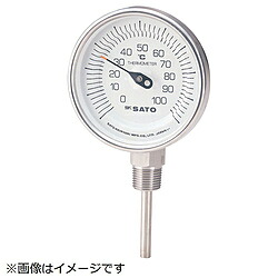 佐藤計量器製作所 バイメタル温度計BMーS型　BMS90S6 BMS90S6