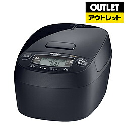 TIGER(タイガー) 圧力IHジャー炊飯器 炊きたて モーブブラック JPV-T100KV [5.5合 /圧力IH]【生産完了品】 *JPVT100KV [振込不可]｜ソフマップ店