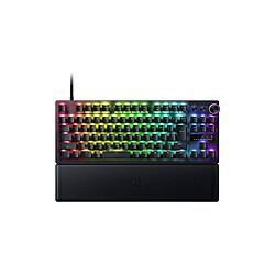 RAZER(レイザー) ゲーミングキーボード(ラピッド銃の引き金相応う)＋リストレスト Huntsman V3 Pro Tenkeyless 8KHz JP 黒いこと RZ03-05520700-R3J1 ［有線 /日本語申し合わせ /余分の物］ RZ03-05520700-R3J1