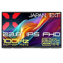 JAPANNEXT USB-C接続 モバイルモニター JN-MD-IPS238F-C6 ［23.8型 /フルHD(1920&times;1080) /ワイド /100Hz］ JNMDIPS238FC6｜ソフマップ店