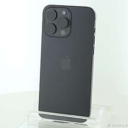【中古】Apple(アップル) iPhone15 Pro Max 1TB ブラックチタニウム MU6Y3J／A SIMフリー【291-ud】