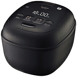 SHARP(シャープ) ジャー炊飯器 ブラック KS-CS05J-B ［3合 /マイコン］ KSCS05JB