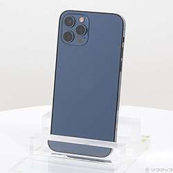 【中古】Apple(アップル) iPhone12 Pro 256GB パシフィックブルー MGMD3J／A SIMフリー【291-ud】