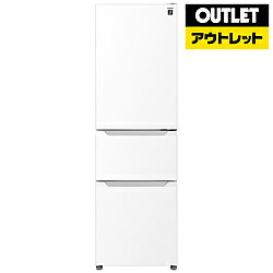 SHARP(シャープ) 冷蔵庫 マットホワイト SJ-PT32P-W [幅54.4cm /317L /3ドア /右開きタイプ /2024年]【生産完了品】【基本設置料金セット】 *SJPT32PW 【お届け日時指定不可】 [振込不可]｜ソフマップ店