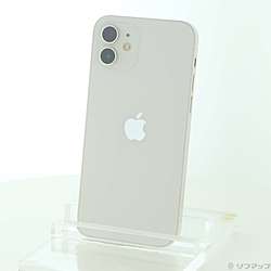 【中古】Apple(アップル) iPhone12 128GB ホワイト MGHV3J／A SIMフリー【291-ud】