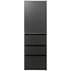 AQUA 452L4ドア冷蔵庫 マットクリアブラック AQR-VZA45AL(K) ［59.5 /452L /4ドア /左開きタイプ /2025年］【基本設置料金セット】 AQRVZA45AL_K 【お届け日時指定不可】