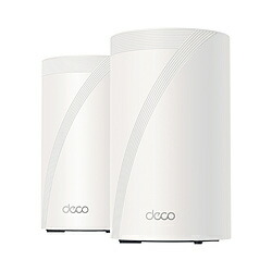 TPLINK Wi-Fiルーター 8647＋4324＋688Mbps (2パック) DECO BE68 2P ［Wi-Fi 7(be) /IPv6対応］ DECOBE682P｜ソフマップ店