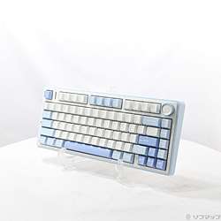 【中古】その他メーカー EPOMAKER x Aula F75 シーソルトブルー 黄軸【291-ud】