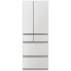 MITSUBISHI(三菱) 三菱冷蔵庫 三菱冷蔵庫 グランドリネンホワイト MR-MZ60N-W ［68.5(cm) /602L /6ドア /観音開きタイプ /2025年］【基本設置料金セット】 MRMZ60NW 【お届け日時指定不可】