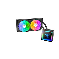 Thermaltake 水冷CPUクーラー 120mmファンｘ2 [LGA2066/2011-3/2011/1851/1700/1366/1200/1156/1155/1151/1150・AM5/AM4] TH240 V3 ARGB Sync Black ブラック CL-W465-PL12SW-A CLW465PL12SWA｜ソフマップ店