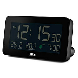 ブラウン BRAUN DEIGITAL ALARM CLOCKBLACK BC10B（ブラウン デジタルアラーム置き時計 ブラック） BC10B