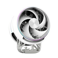 ZALMAN CPUクーラー 120mmファンｘ2 [LGA1851/1700/1200/1156/1155/1151/1150・AM5/AM4] ホワイト ZET5 WHITE ZET5WHITE