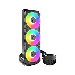 ARCTIC 水冷中央処理装置空調設備 120粍気違いｘ3 [LGA1851/1700・AM4/AM5] Liquid Freezer III Pro 360 A-RGB 黒いこと ACFRE00184A ACFRE00184A