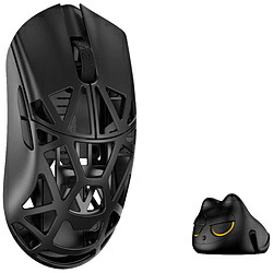 KIBU ゲーミングマウス Beast X Mini Pro -Solid Sides 片方穴なし- Black WL-BXMINIPRO-BLK-O-1 ［光学式 /有線／無線電話(無線電話) /5名取り草 /USB］ WL-BXMINIPRO-BLK-O-1