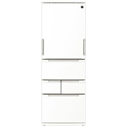 【中古】SHARP(小ざかしい) 〔見せびらかす品〕 プラズマクラスター電気冷蔵庫  ラスティックホワイト SJ-MW46P-W ［幅65糎 ／457L ／5部屋の入り口 ／決定づける食い違い手合い］【291-ud】