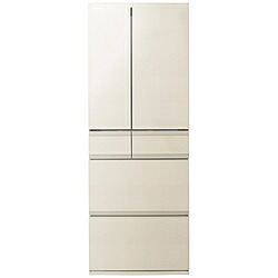 TOSHIBA(東芝) 冷蔵庫 FREEZA（フリーザ）WFシリーズ グレインアイボリー GR-A590WF-UC ［幅68.5cm /586L /6ドア /観音開きタイプ /2026年］【基本設置料金セット】 GRA590WFUC 【お届け日時指定不可】｜ソフマップ店