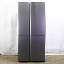 【中古】AQUA 〔見せびらかす品〕 電気冷蔵庫 TZつづき物 スペシャルエディションモデル うす暗いしろがね色 AQR-TZA51P-DS ［幅83糎 ／512L ／4部屋の入り口 ／観音開き手合い ／2024年］【291-ud】