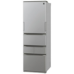 【中古】SHARP(小ざかしい) 〔見せびらかす品〕 両開き455L電気冷蔵庫 カームマットシルバー SJ-XW46P-S ［幅60糎 ／455L ／5部屋の入り口 ／決定づける食い違い手合い］【291-ud】