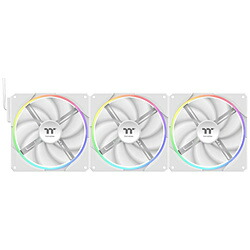 Thermaltake 入れもの気違いｘ3 [140粍 /2000RPM]＋制御装置 TS140 EX RGB 3Pack Fan 白いこと CL-F209-PL14SW-A CLF209PL14SWA