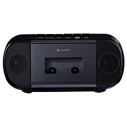 TOSHIBA(東芝) CDラジカセ AUREX ブラック AX-KCR80(K) ［ワイドFM対応 /ハイレゾ非対応 /Bluetooth対応 /CDラジカセ］ AXKCR80K