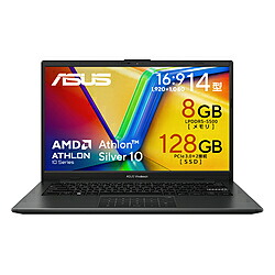 ASUS(エイスース) ノートパソコン Vivobook Go 14 ミックスブラック E1404FA-BIC8128NWP ［14.0型 /Windows11 Home /AMD Athlon /メモリ：8GB /SSD：128GB /Microsoft 365 Basic /日本語版キーボード /2026年4月モデル］ E1404FABIC8128NWP｜ソフマップ店