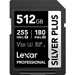 LEXAR Lexar SDXC歌留多 Professional SILVER PLUSつづき物 V30 UHS-I U3 読出速度 最大限度255MB/s LSDSIPL512G-BNNPJ [512GB]   LSDSIPL512G-BNNPJ ［512GB］ LSDSIPL512G-BNNPJ