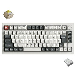 キークロン キーボード Q1 Ultra 8K 日本語かななし(バナナ軸) ホワイト Q1U-P4V-JIS ［有線・ワイヤレス /日本語配列 /メカニカル］ Q1U-P4V-JIS｜ソフマップ店
